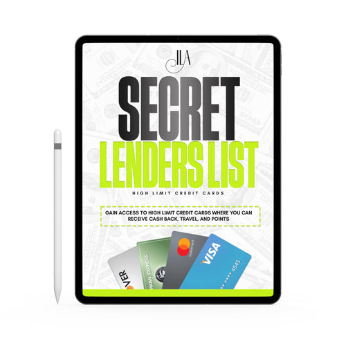 Secret Lenders List e-book