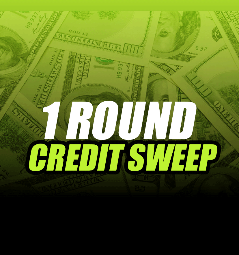 1-Round Credit Sweep